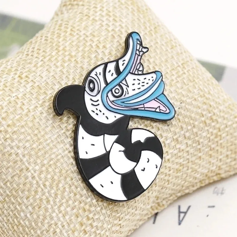 Fashion Pin Snake Alloy Enamel Unisex Brooches