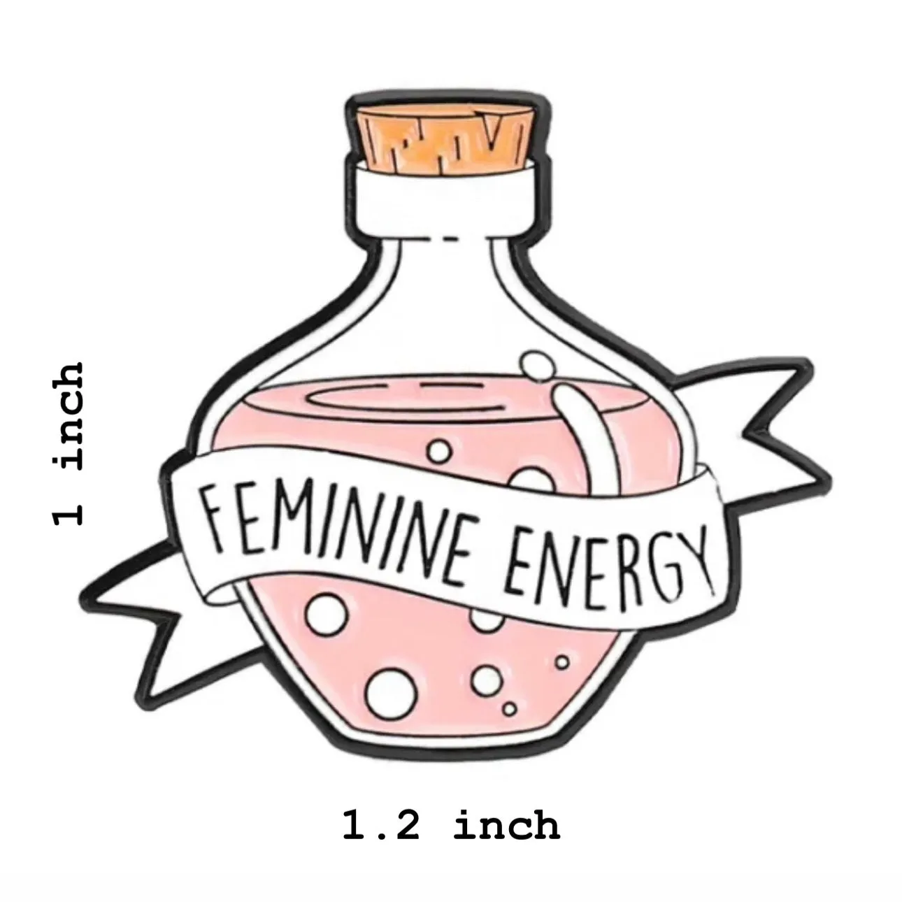 Feminine Energy Brooch Enamel Pin