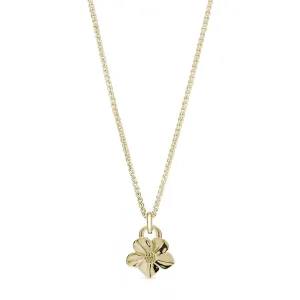 Forget-Me-Not Solid Gold Necklace