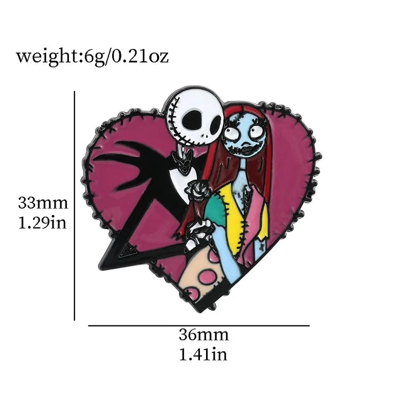 Funny Cartoon Character Alloy Enamel Unisex Brooches