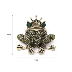 Funny Pin Animal Metal Enamel Inlay Artificial Gemstones Unisex Brooches