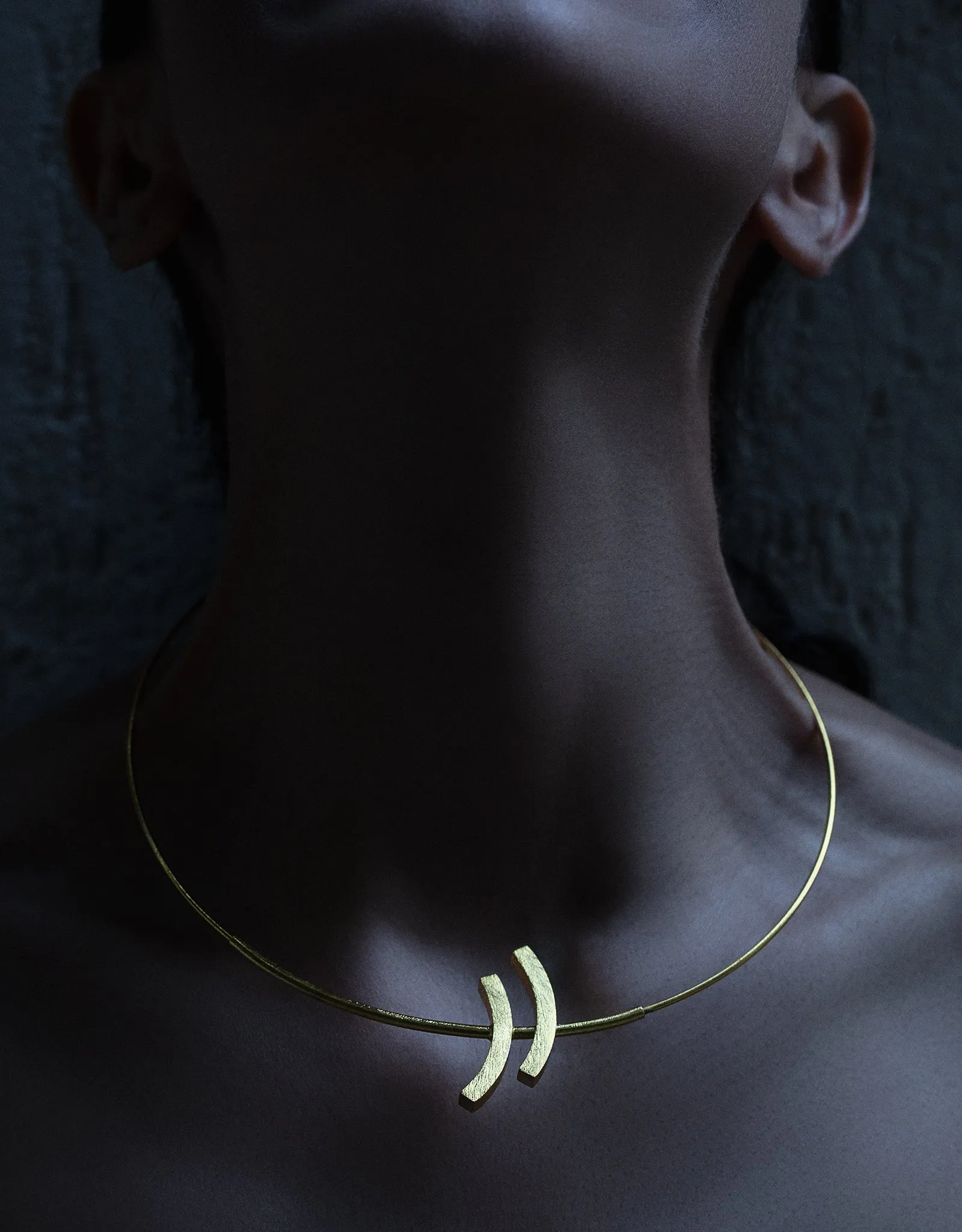 Gold Brass Necklaces-Mahhala