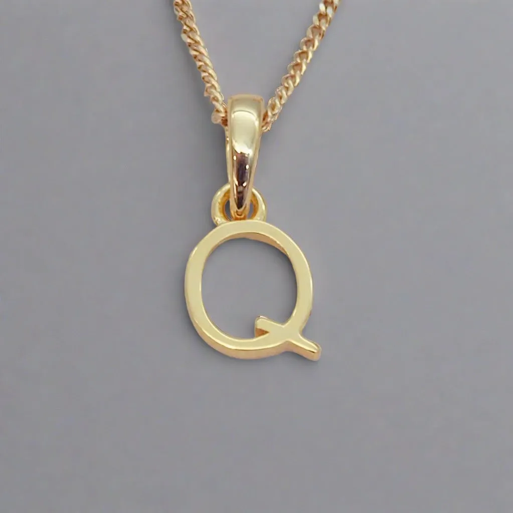 Gold Initial Necklace