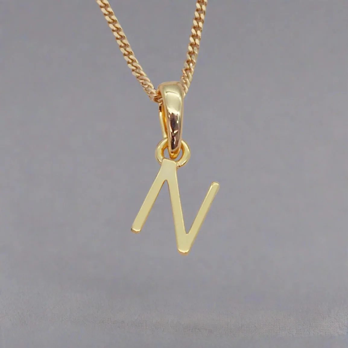 Gold Initial Necklace