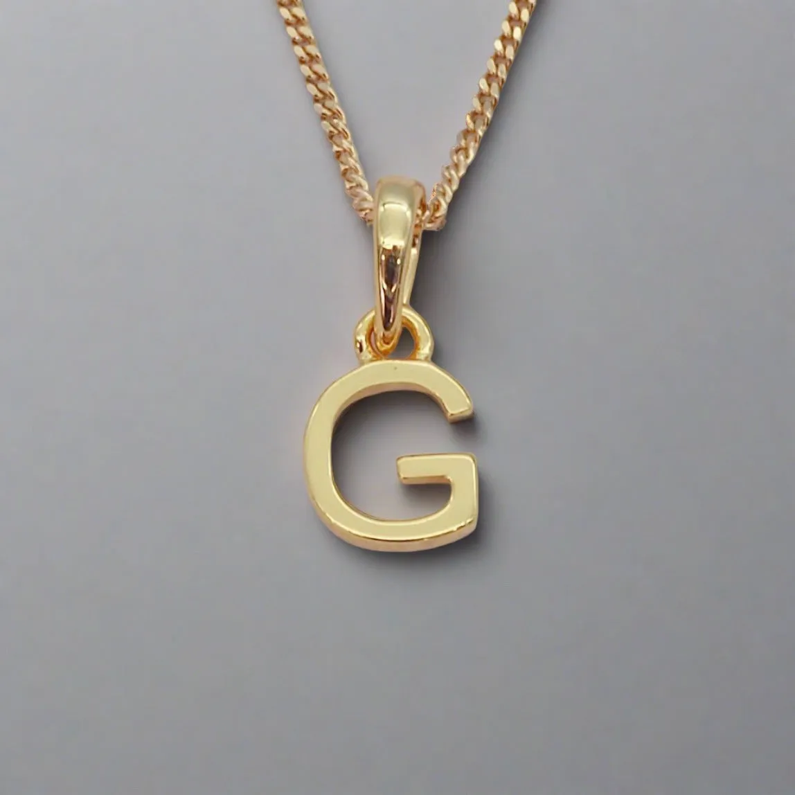 Gold Initial Necklace