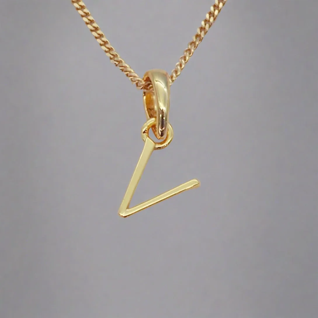 Gold Initial Necklace