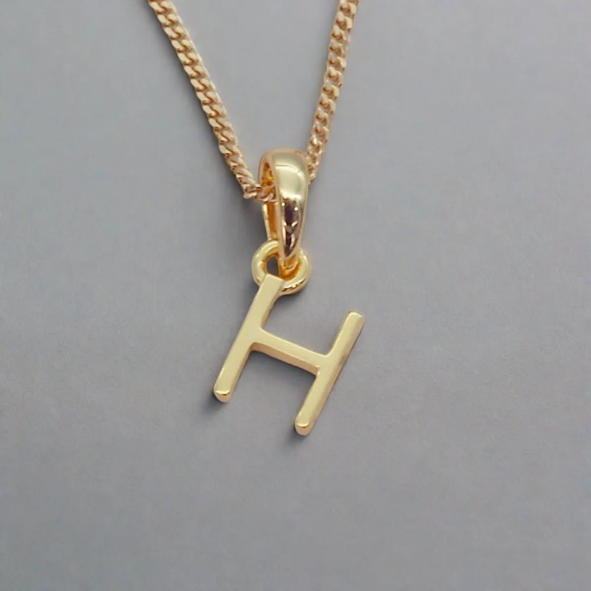 Gold Initial Necklace