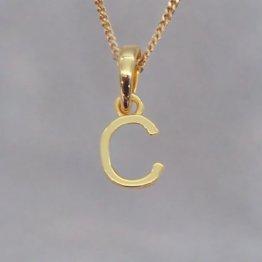 Gold Initial Necklace