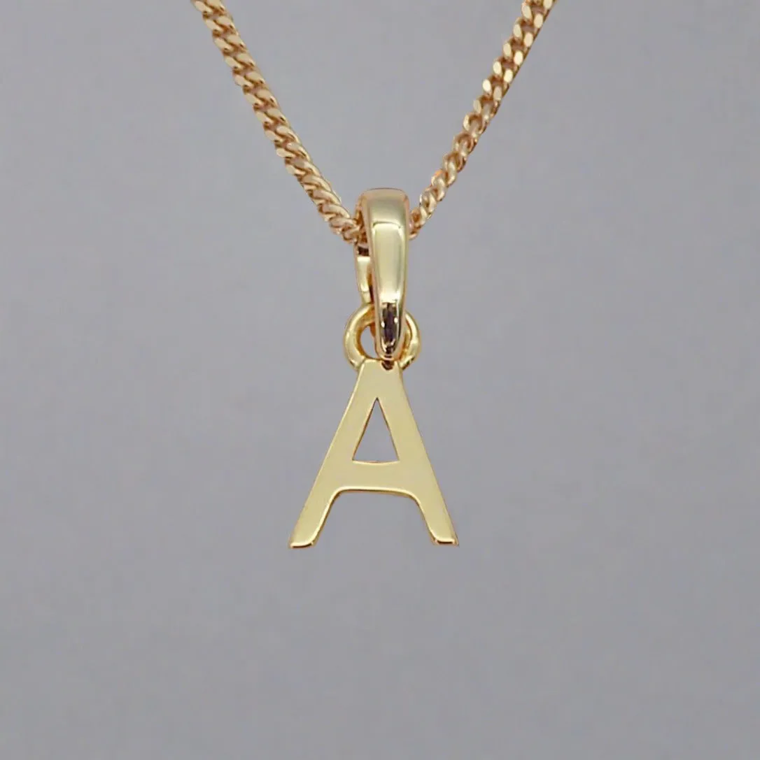 Gold Initial Necklace