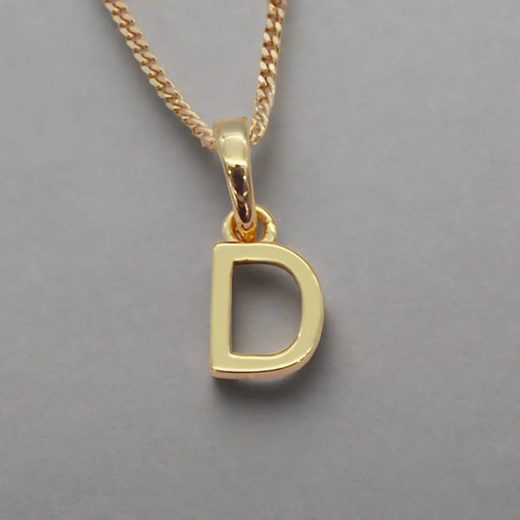 Gold Initial Necklace