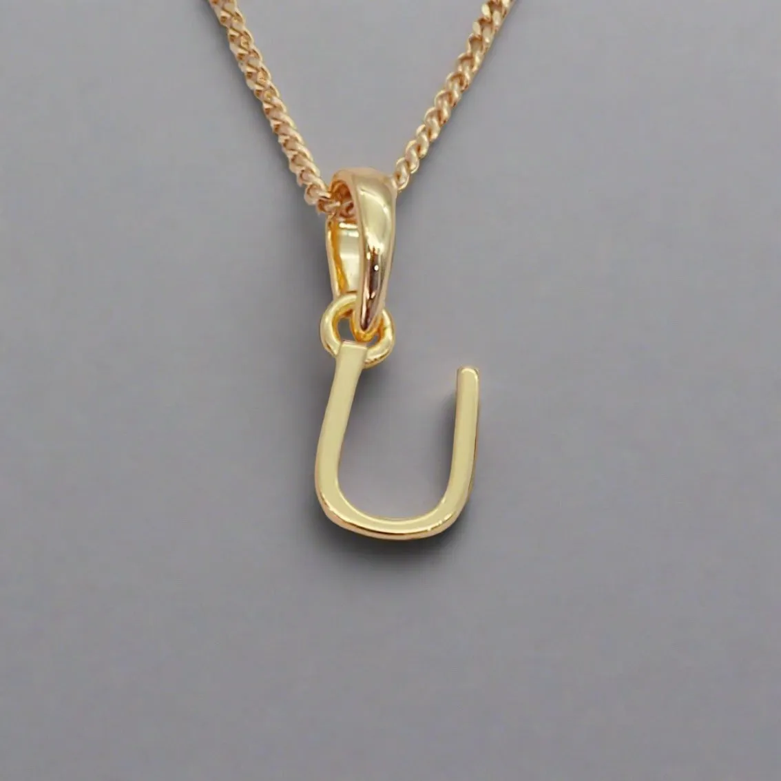 Gold Initial Necklace