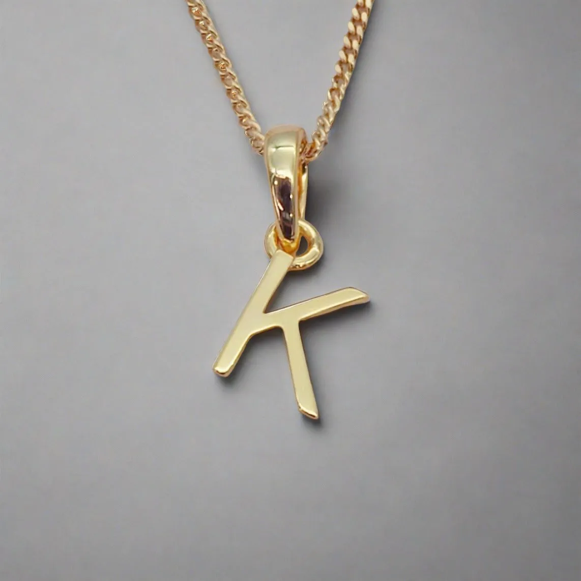 Gold Initial Necklace