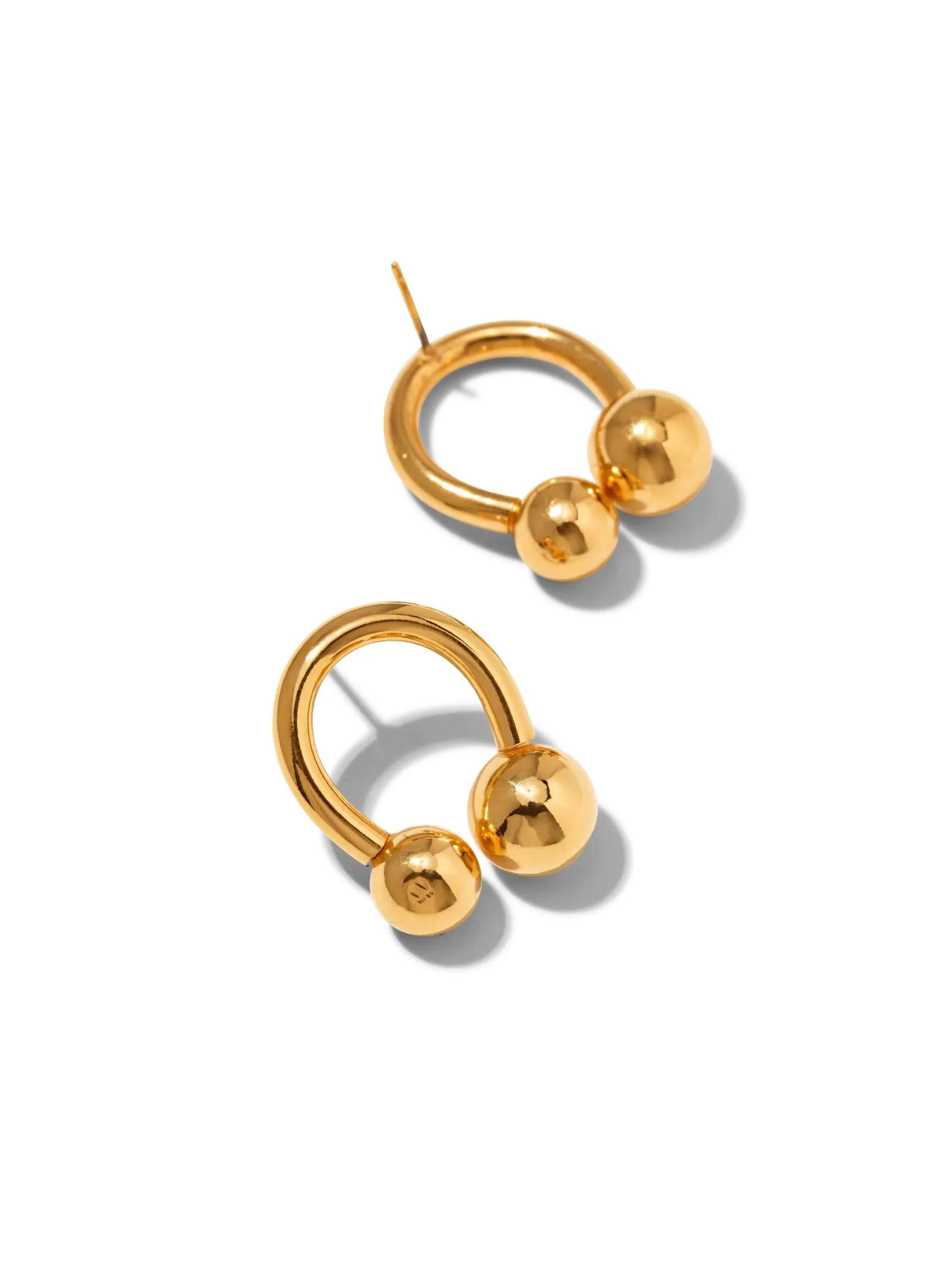 Gold Lucky Orbita Post Earrings