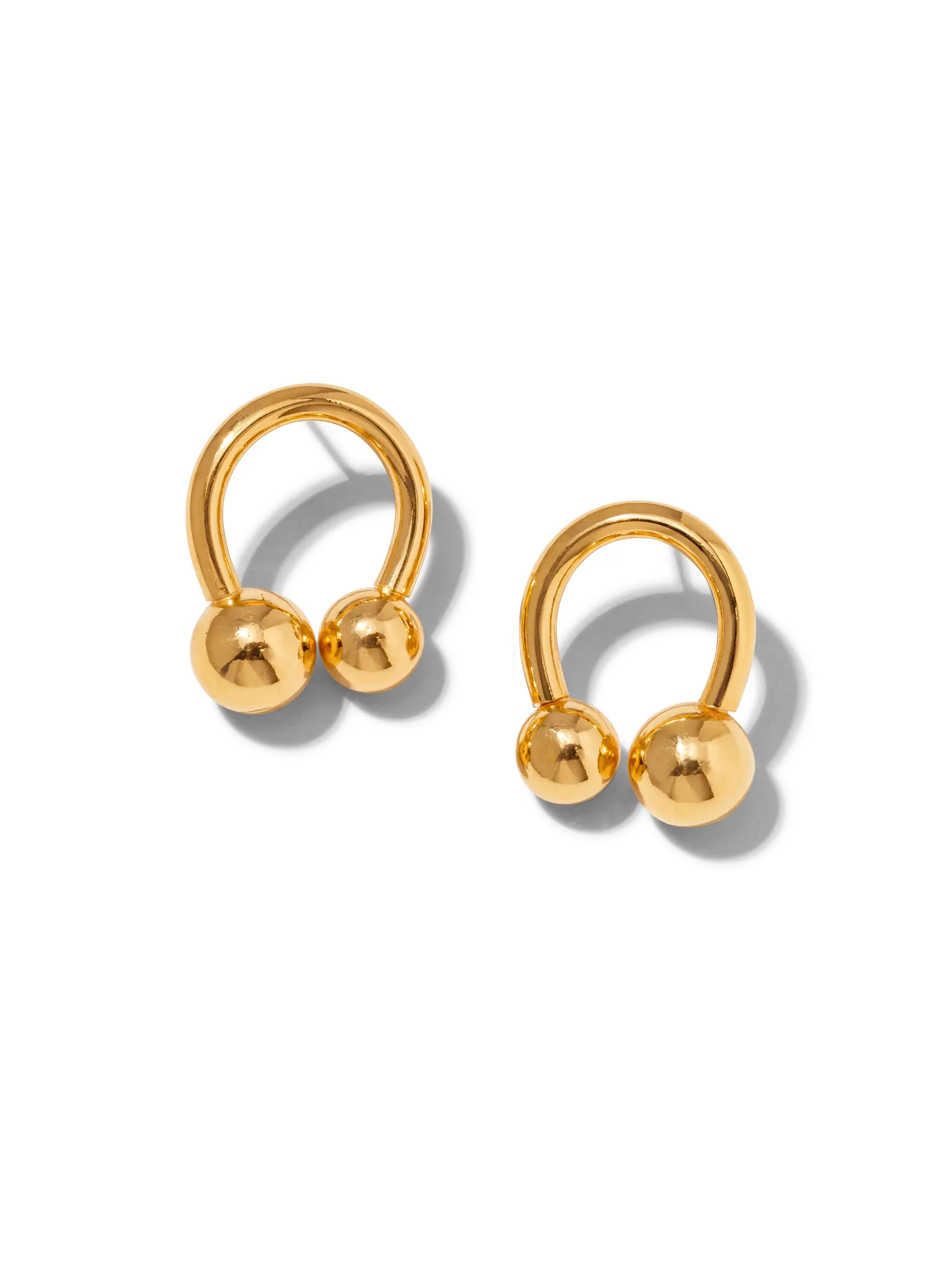 Gold Lucky Orbita Post Earrings