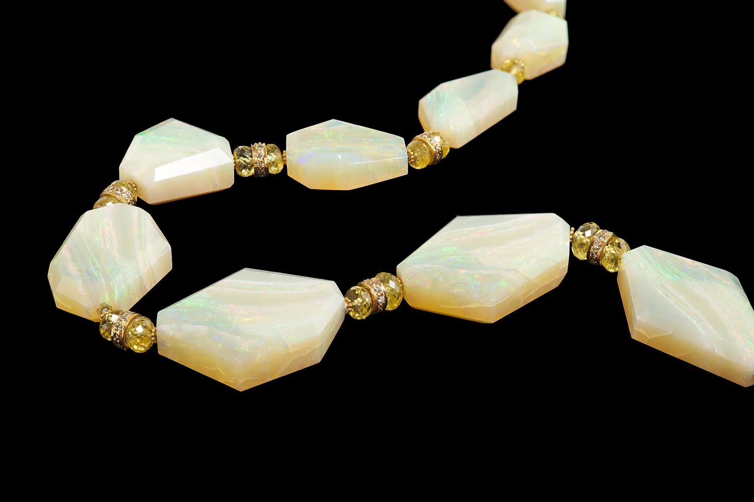 Golden Opal Necklace