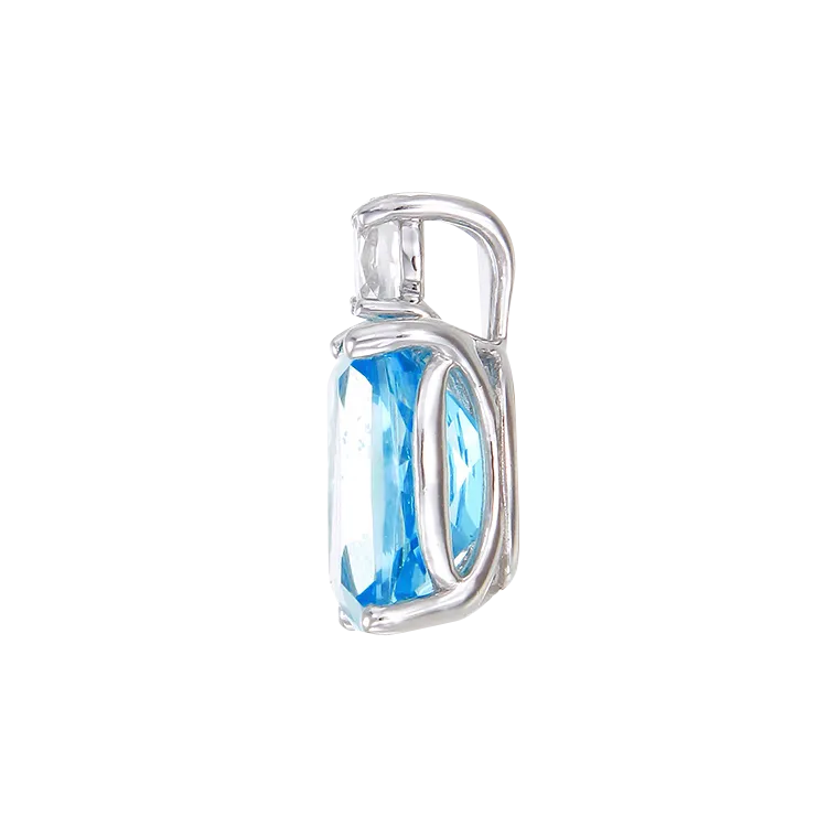 Gorgeous Sparkling Pendant with Passion Topaz and Natural White Topaz