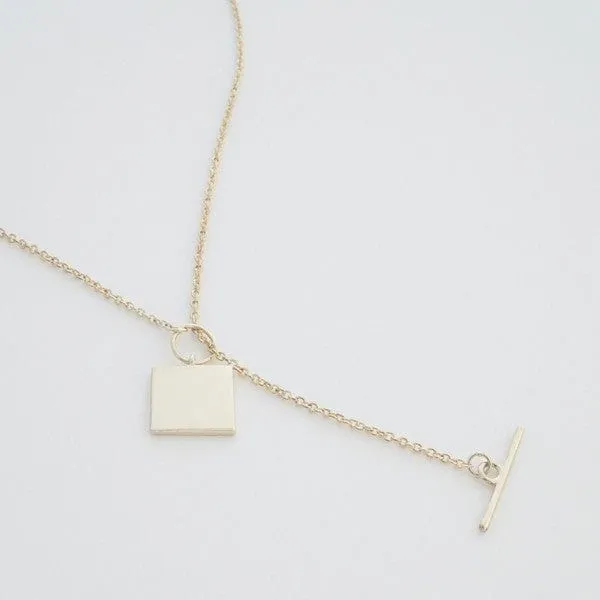 Gwyneth Toggle Charm Necklace