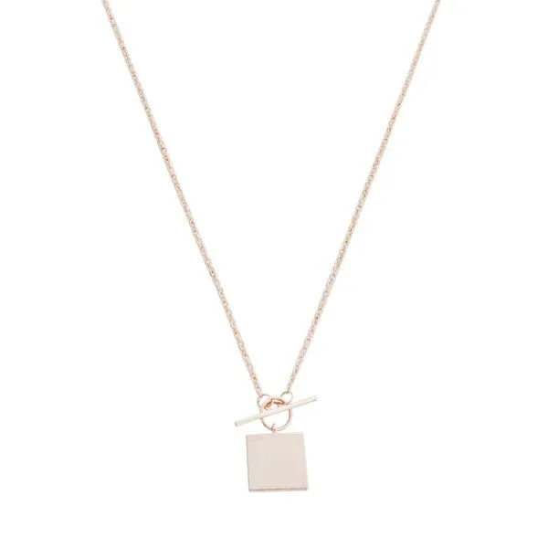 Gwyneth Toggle Charm Necklace