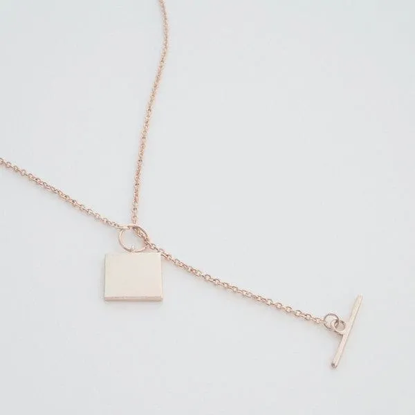 Gwyneth Toggle Charm Necklace