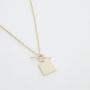 Gwyneth Toggle Charm Necklace