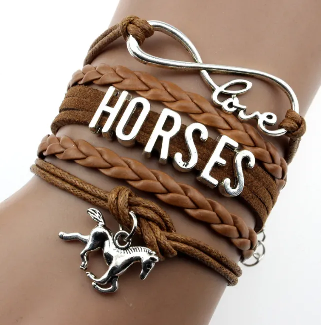 Handmade Multilayer Braided Letter Bracelet