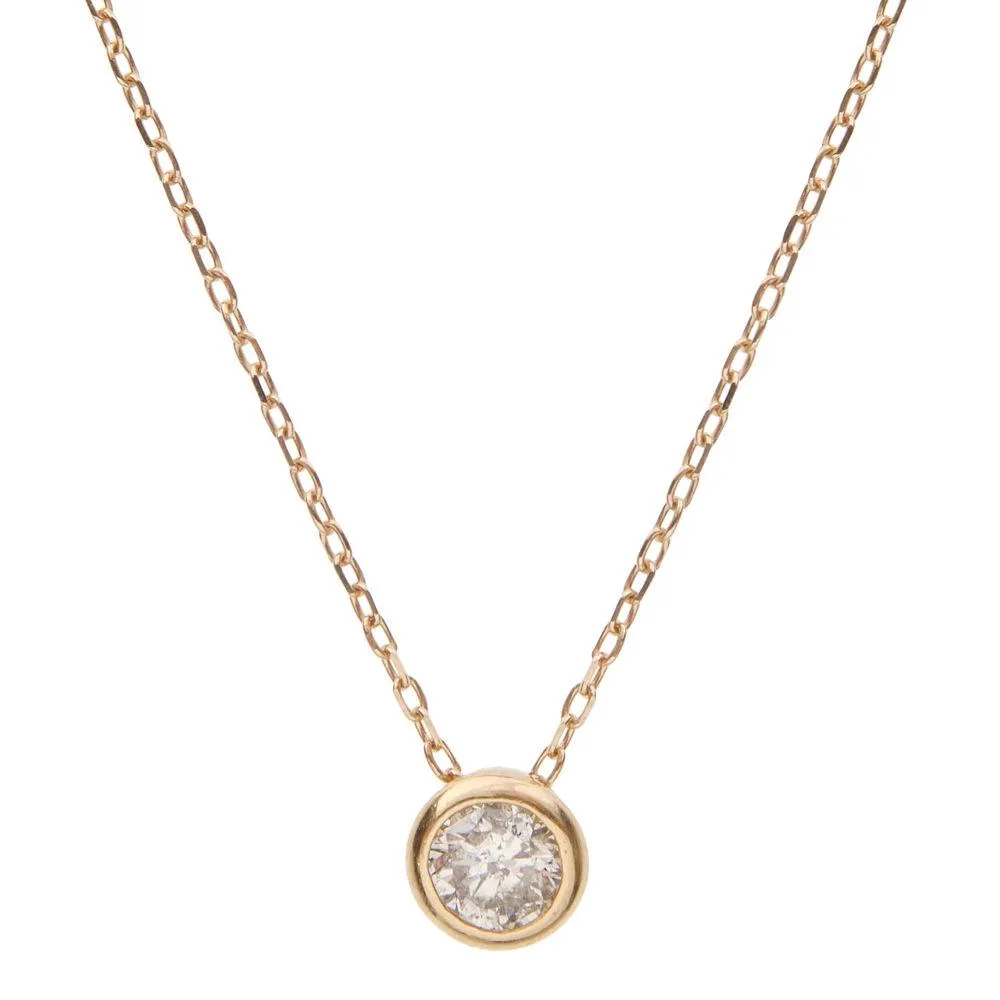 IMPULSE DIAMOND NECKLACE, GOLD