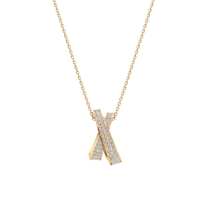 Infinite full pavé pendant necklace