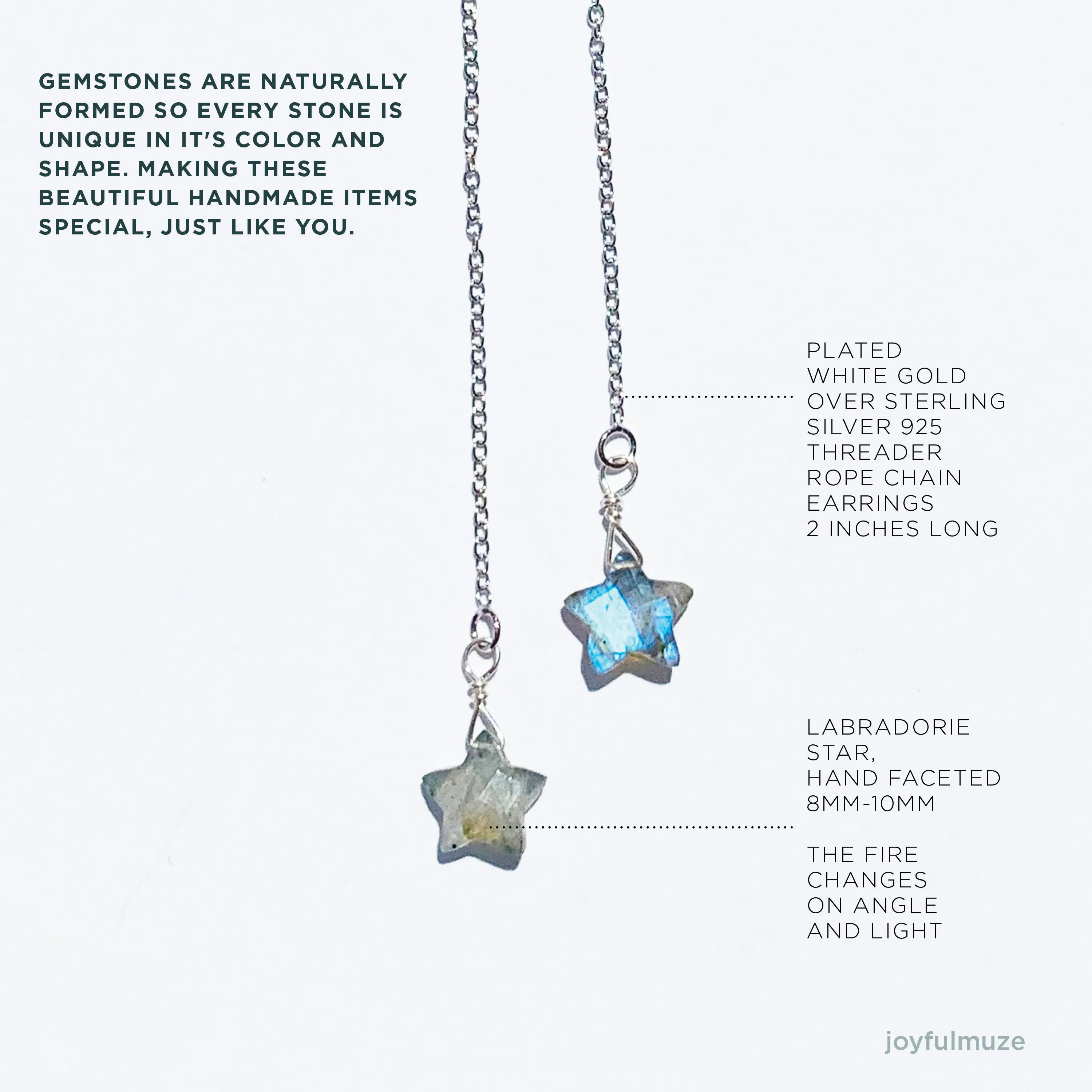 Labradorite Star Threaders