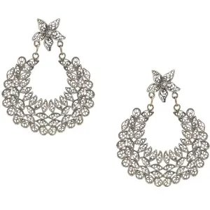 Lace Filigree Sterling Silver Earrings