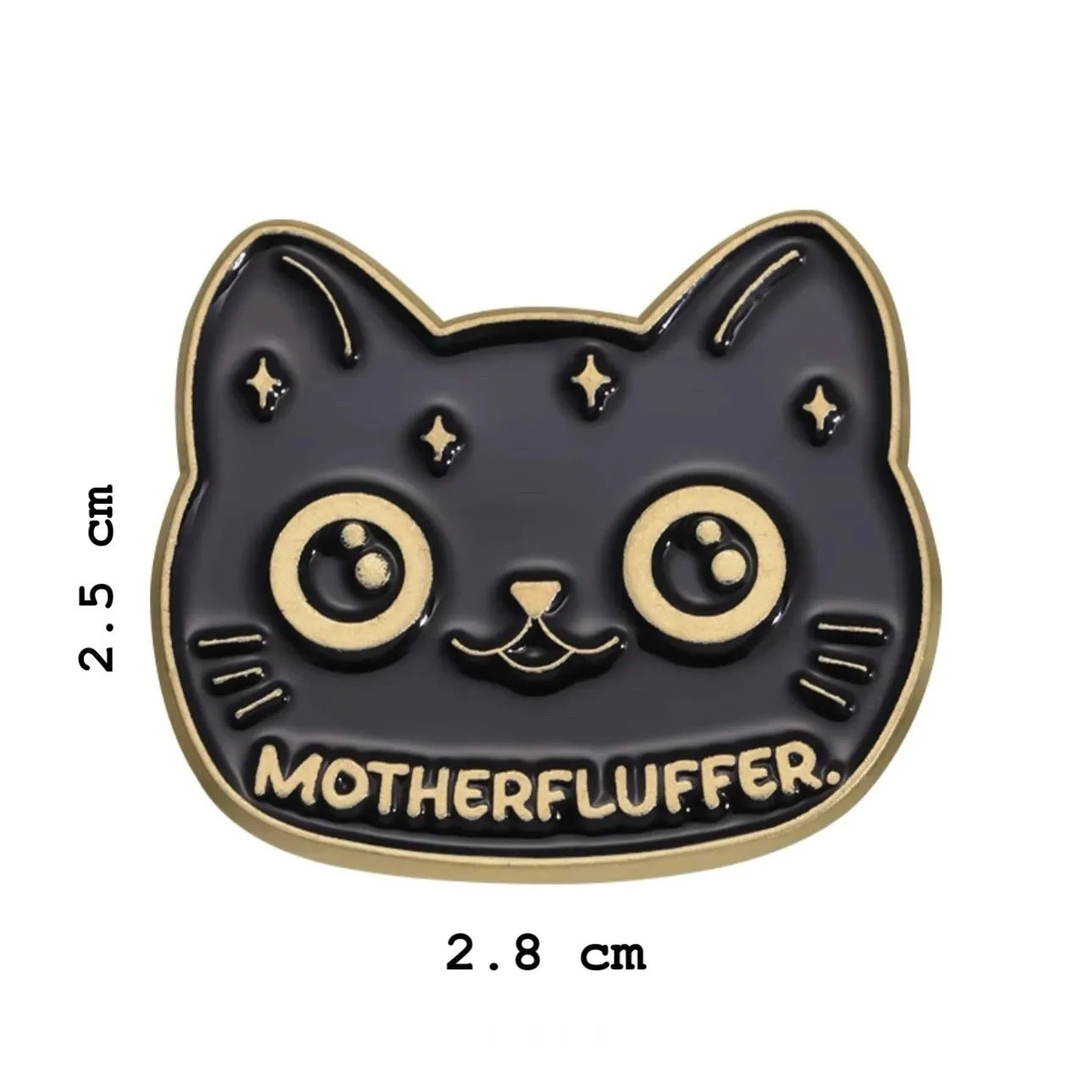 Motherfluffer Brooch Enamel Pin