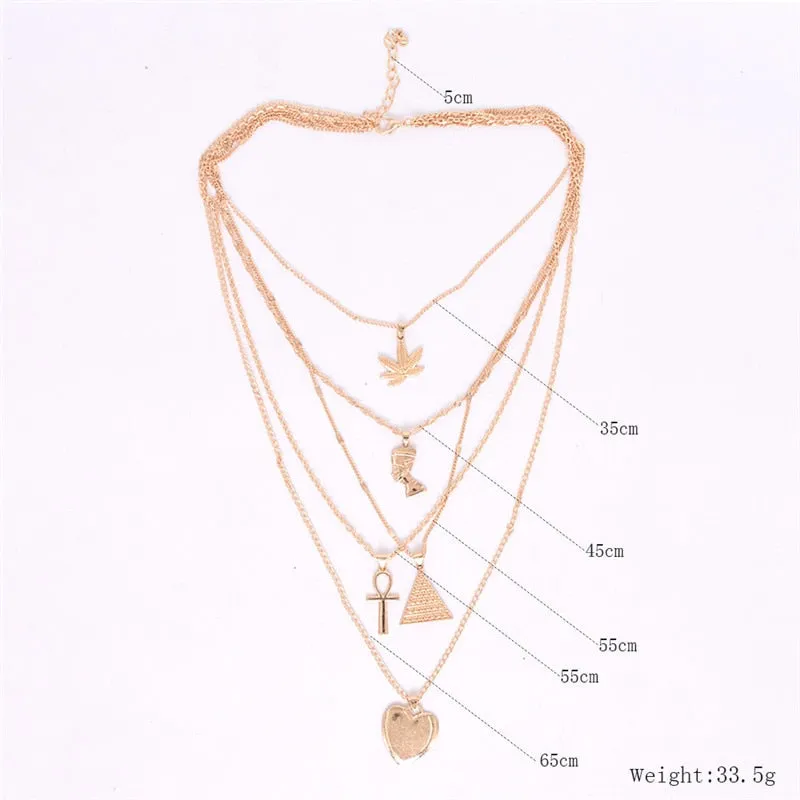 Nairobi Multi Layer Pendant Necklaces