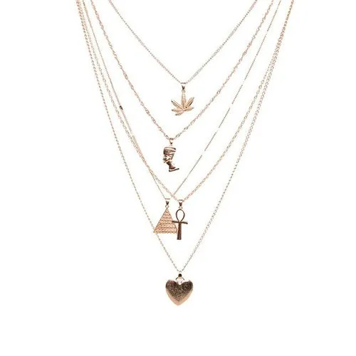 Nairobi Multi Layer Pendant Necklaces