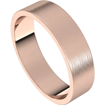 Narrow Flat Simple Wedding Band, 2-4mm Width