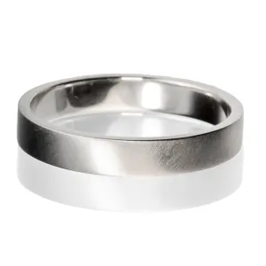 Narrow Flat Simple Wedding Band, 2-4mm Width