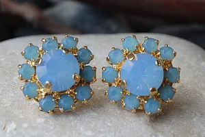 Opal Crystal Studs