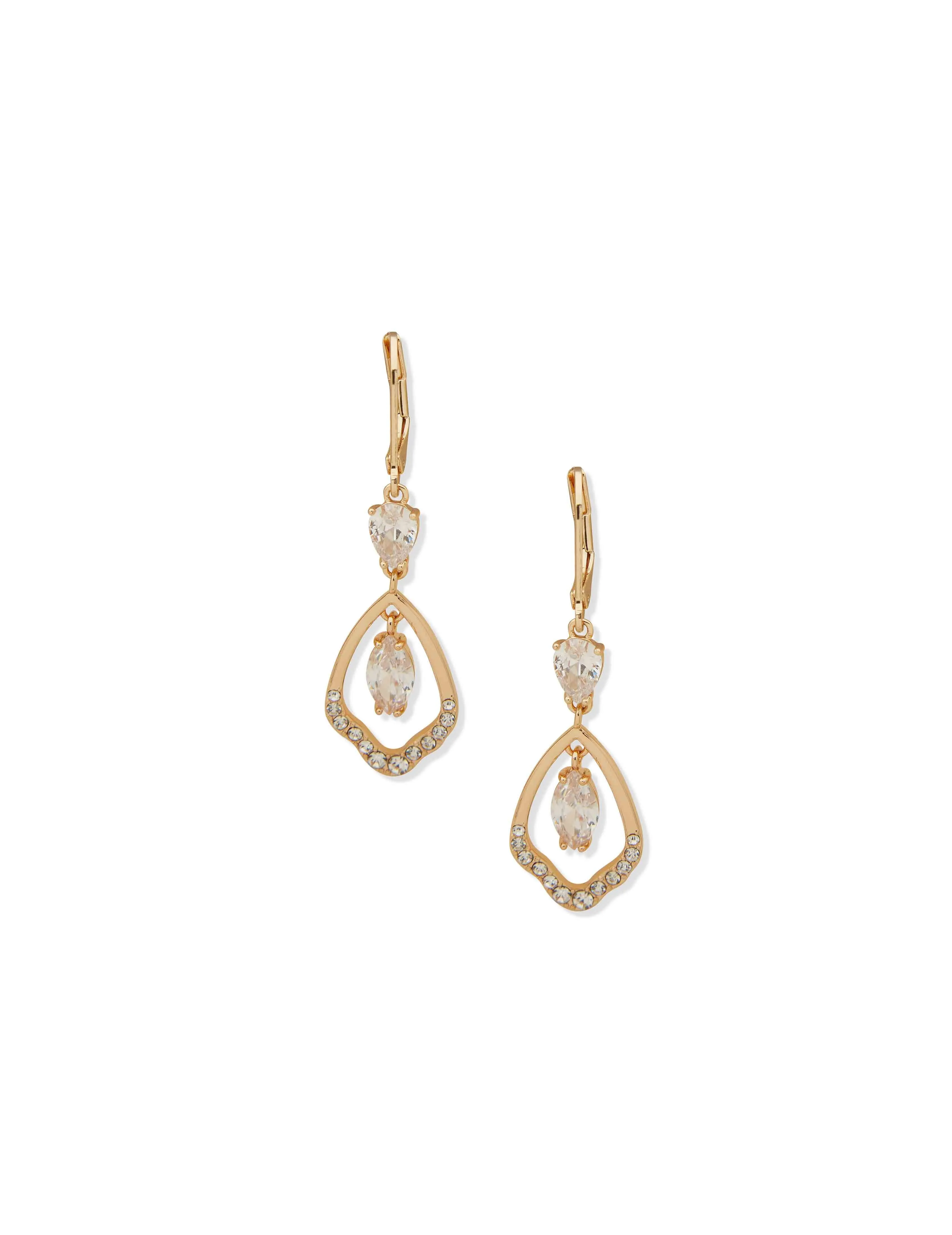 Orbital Stone Crystal Earrings