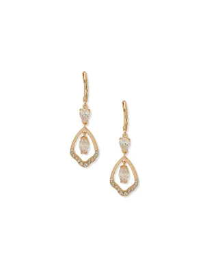 Orbital Stone Crystal Earrings