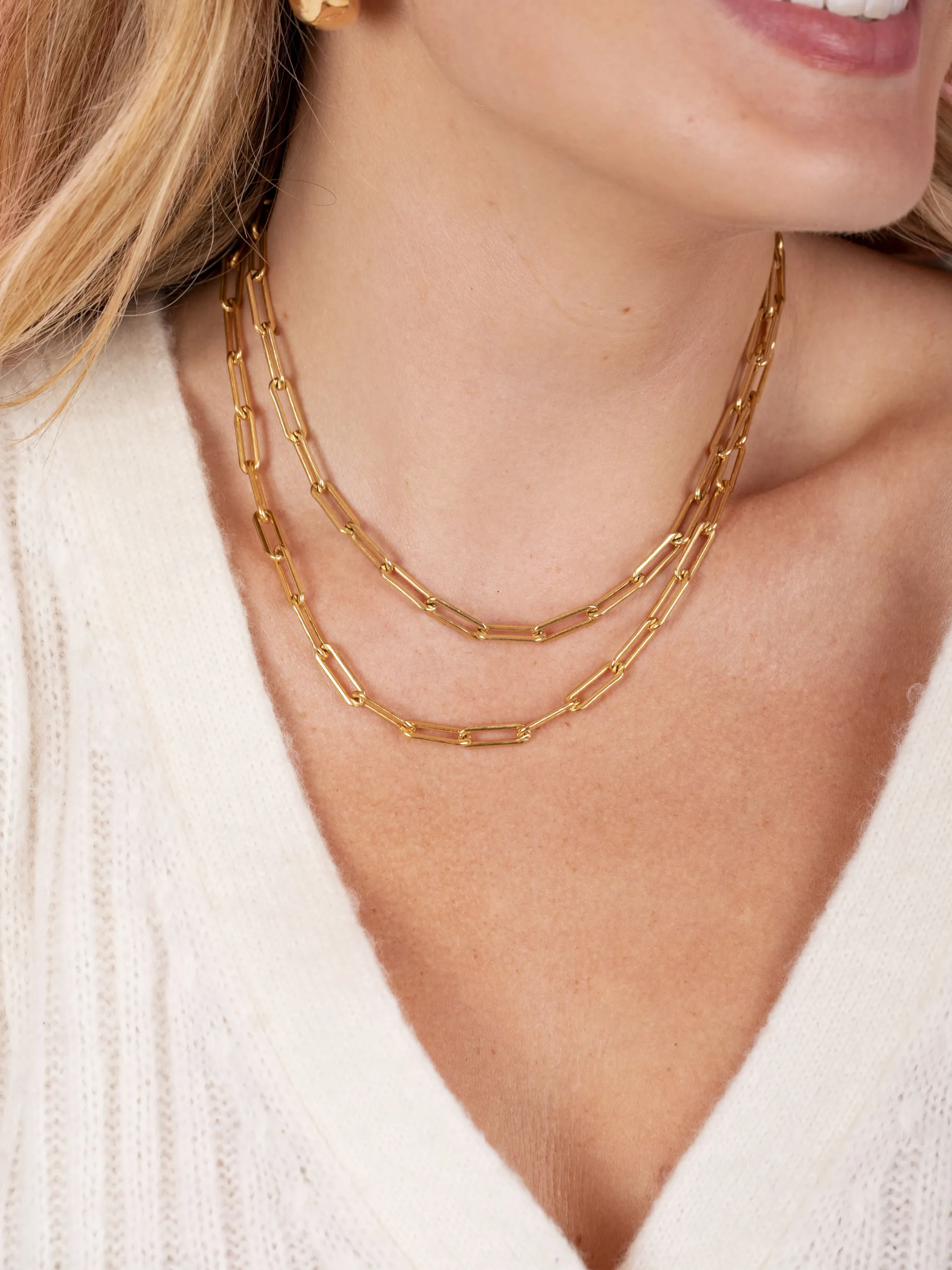 Paperclip 'XL' Chain Necklace