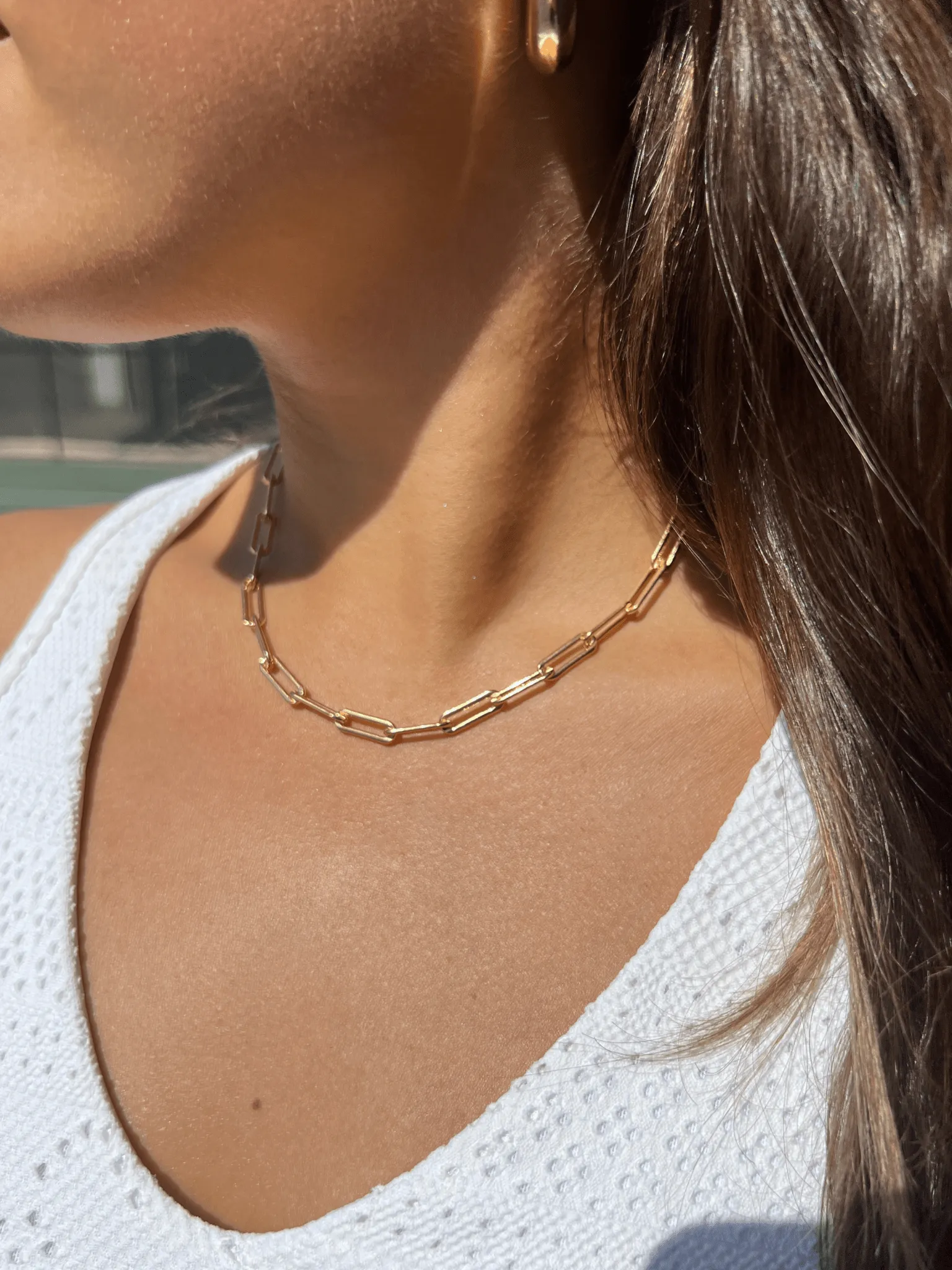 Paperclip 'XL' Chain Necklace