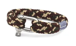 PIG & HEN - Gorgeous George Rope Bracelet - Army/Brown/Sand