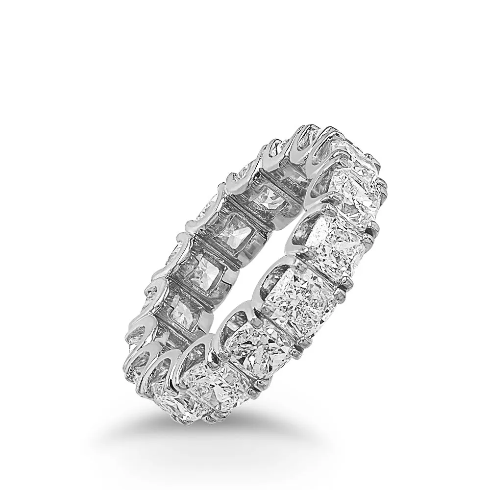 Platinum Eternity Band 7.85 Carats Total Weight