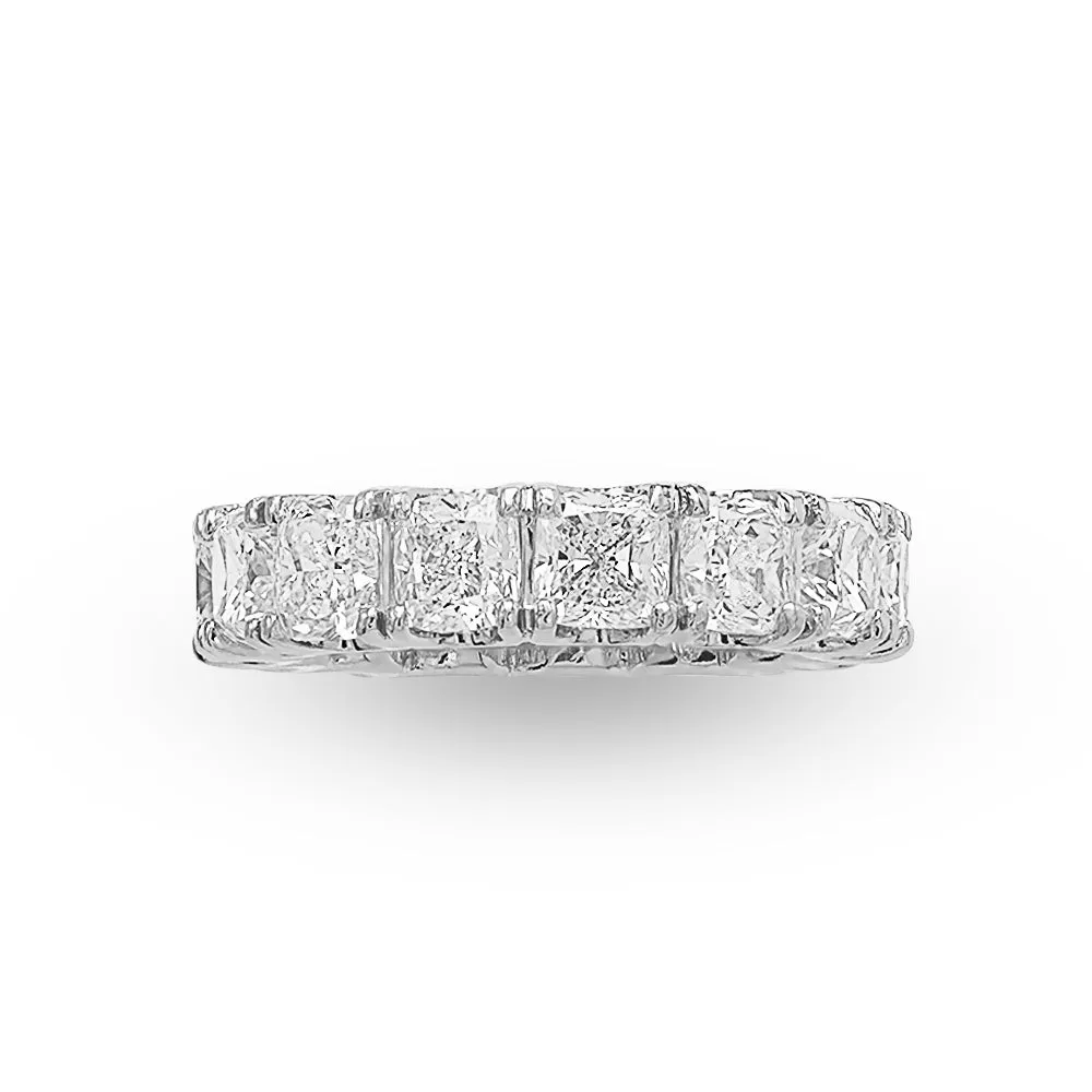 Platinum Eternity Band 7.85 Carats Total Weight