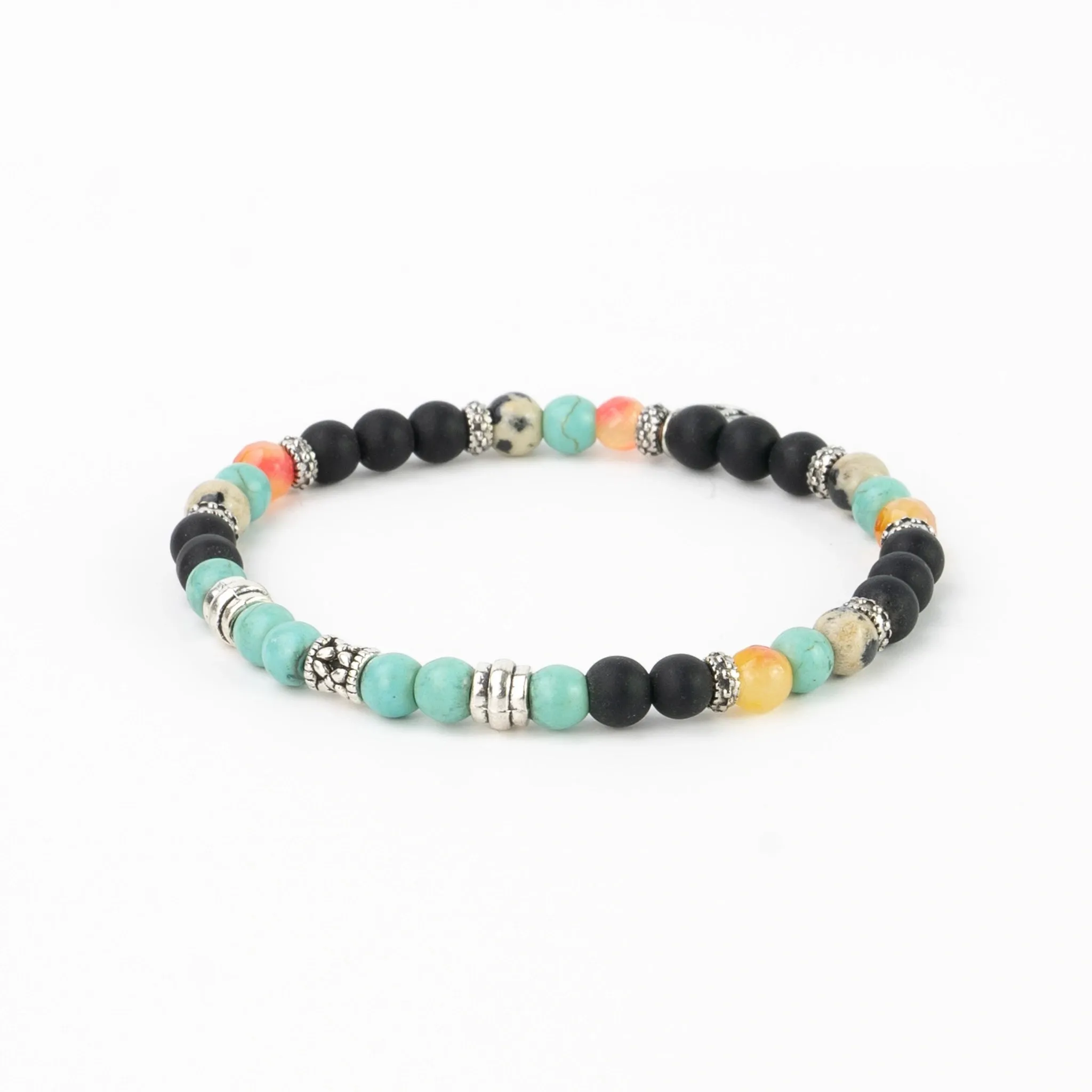 Pokhara Lava Stone Bracelet Set