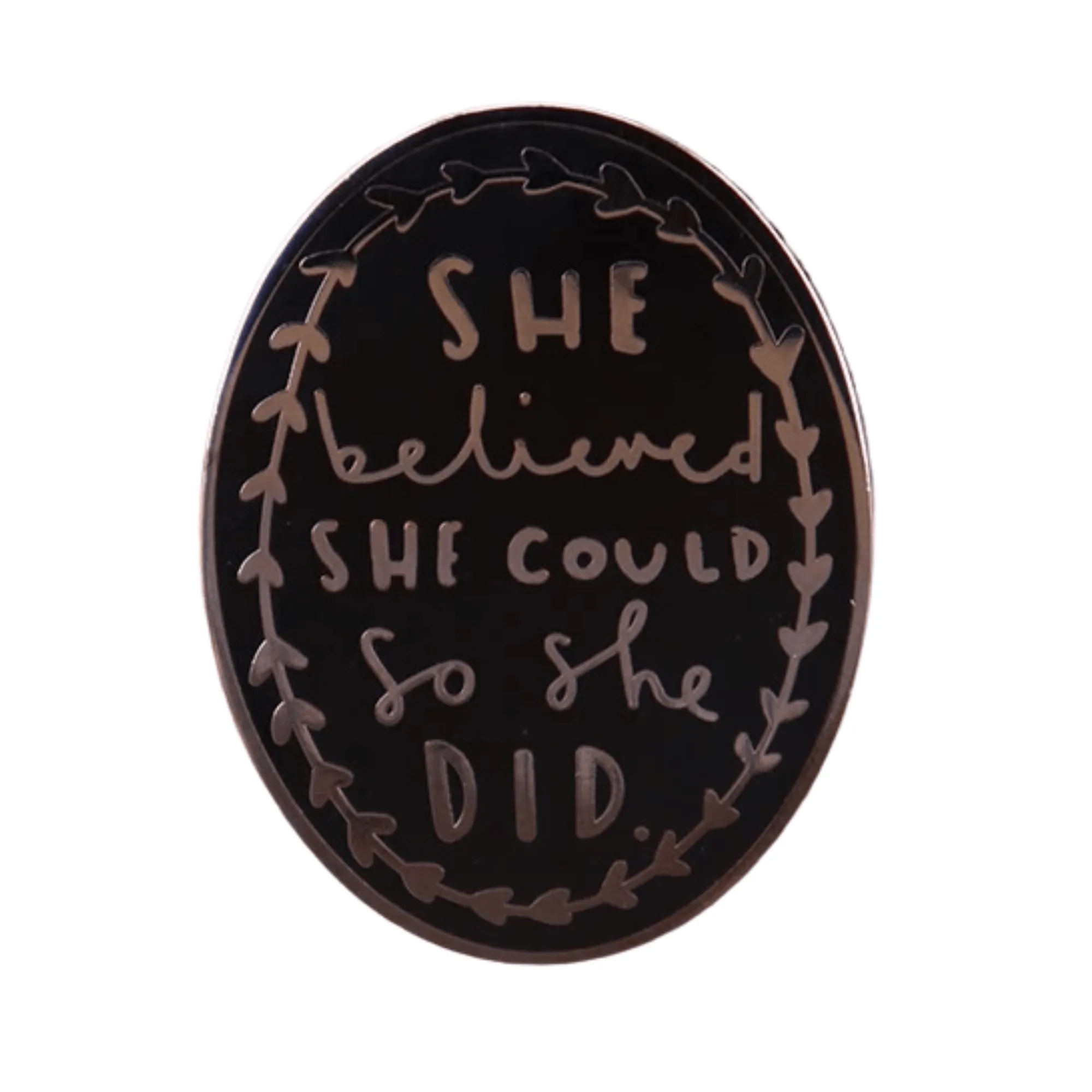 Pre Order:  Oval Motivation Lapel Pin