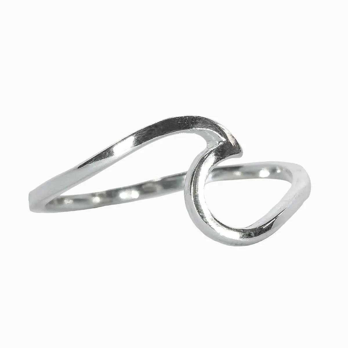 Pura Vida Wave Ring ~ Silver