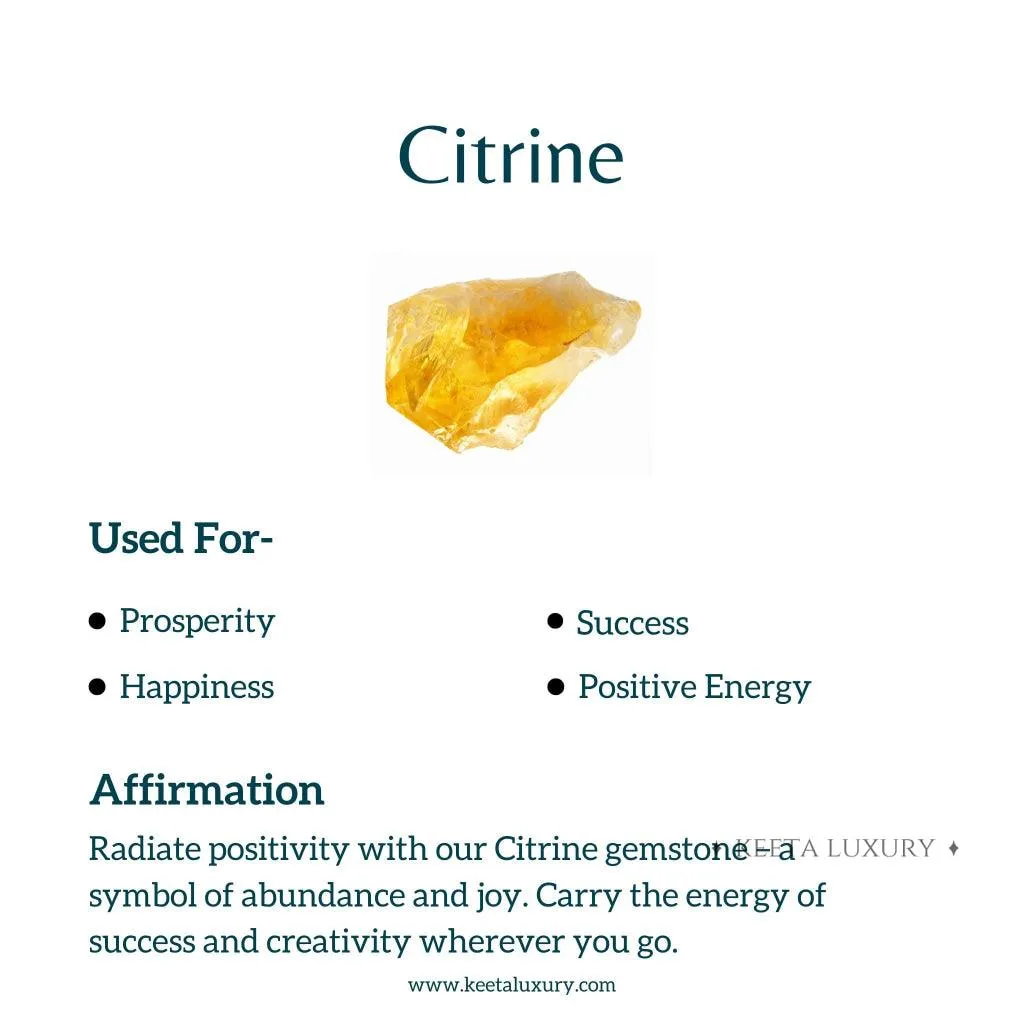 Rawnetic - Citrine Earrings