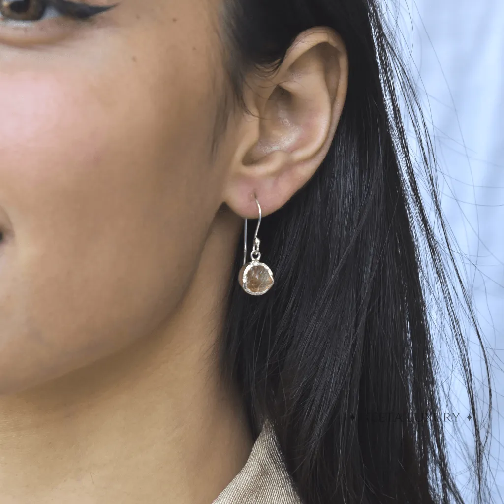 Rawnetic - Citrine Earrings