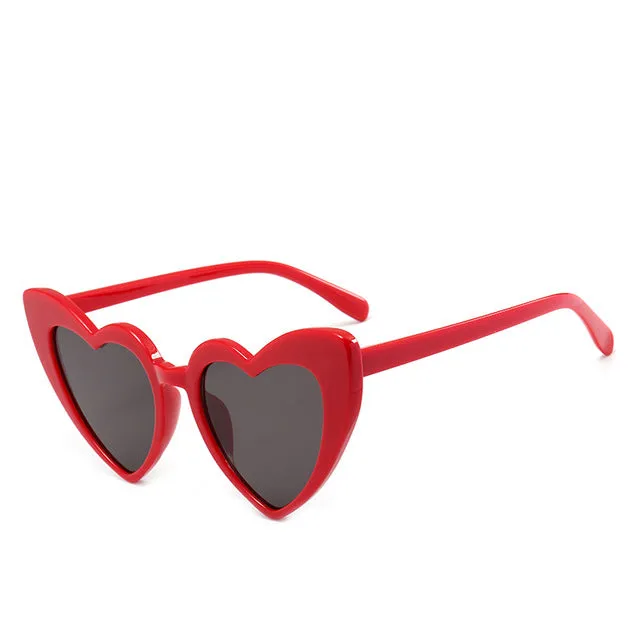 Retro Heart Shaped Sunglasses