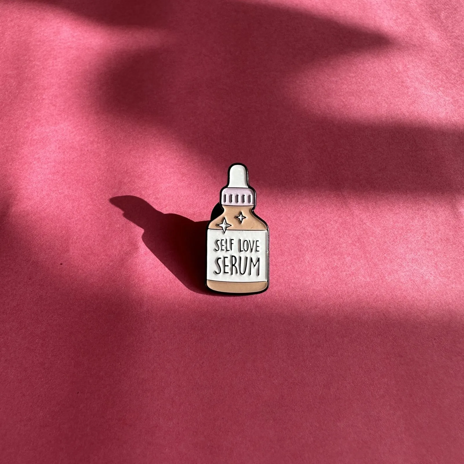 Self Love Serum Brooch Enamel Pin