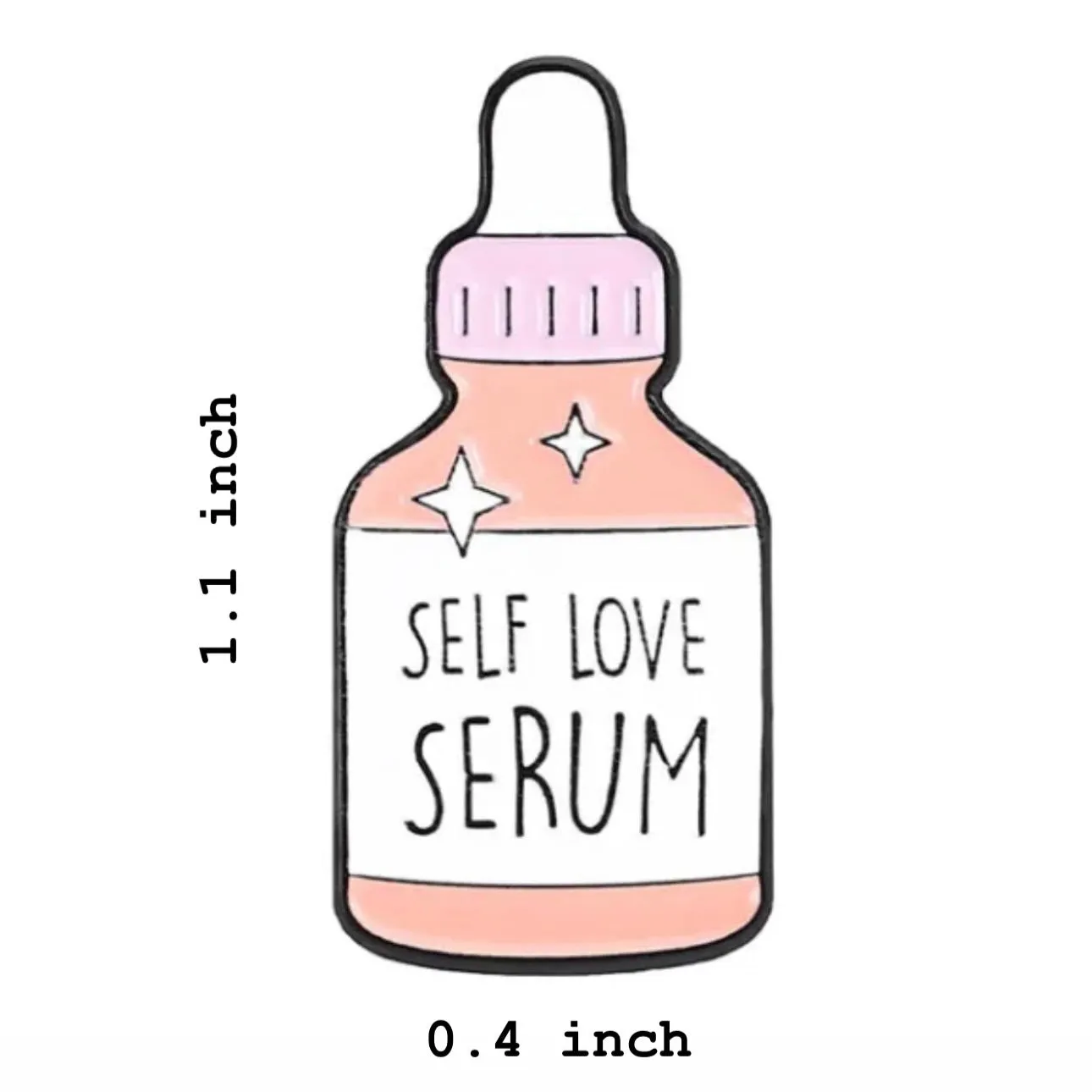 Self Love Serum Brooch Enamel Pin